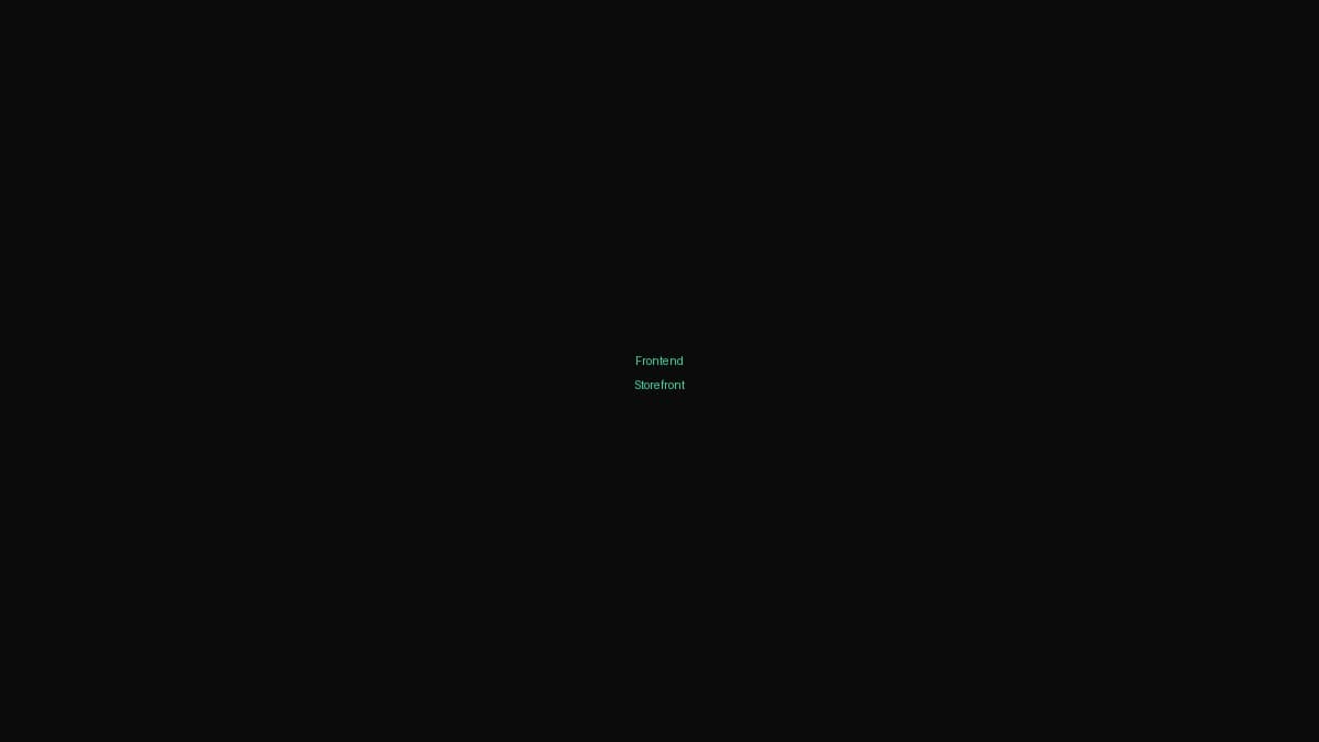 Frontend Storefront